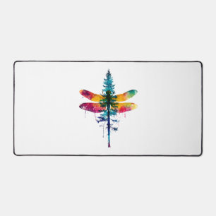 Merry Christmas insect Lover Xmas Dragonfly Christ Desk Mat