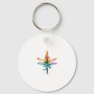 Merry Christmas insect Lover Xmas Dragonfly Christ Key Ring