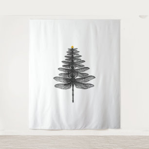 Merry Christmas insect Lover Xmas Dragonfly Tapestry