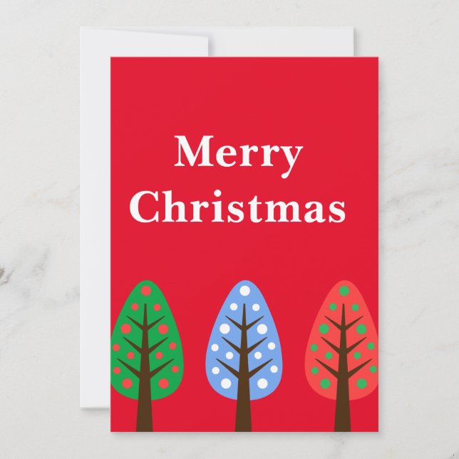 Merry Christmas Invitation  (Front)