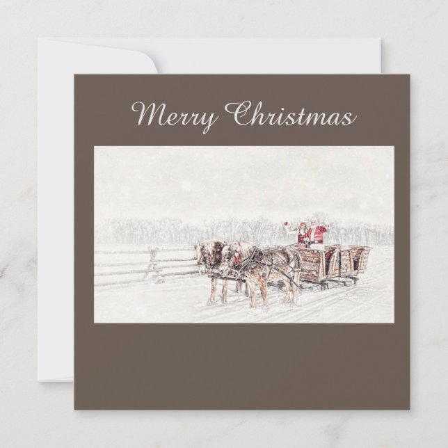 Merry Christmas Invitation (Front)