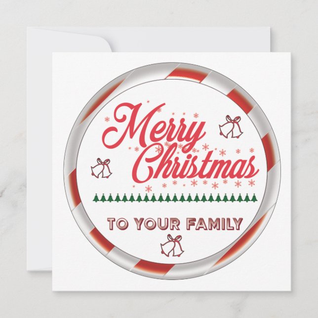 Merry christmas invitation (Front)