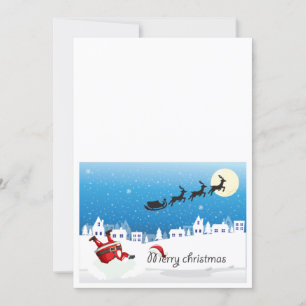 merry christmas invitation card
