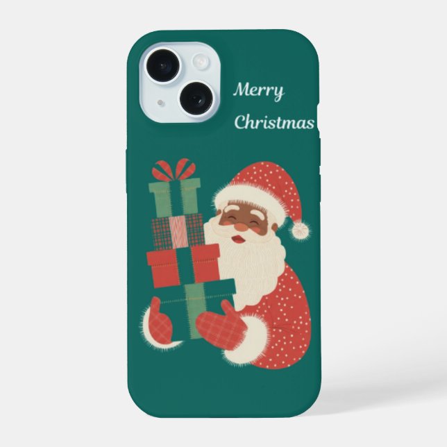 Merry Christmas  iPhone 15 Case (Back)