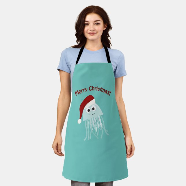 Merry Christmas! Jellyfish Apron (Worn)