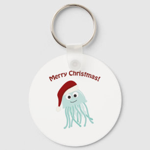 Merry Christmas! Jellyfish Key Ring
