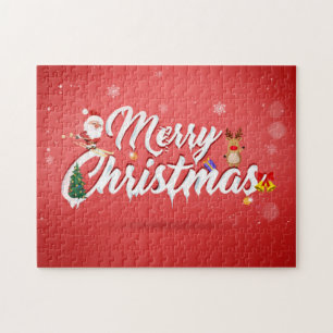 Merry christmas jigsaw puzzle