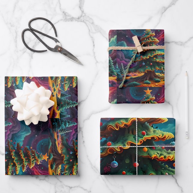 Merry Christmas Jolly festive Wrapping Paper (Front)