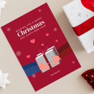 Merry Christmas   Joy of Giving Greeting Card