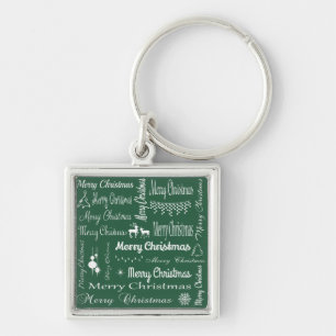Merry Christmas Key Ring