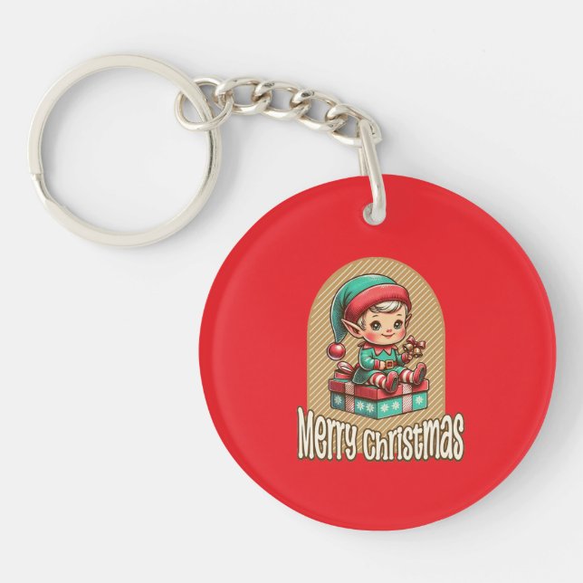 Merry christmas. key ring (Front)