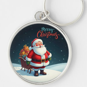 Merry Christmas Key Ring