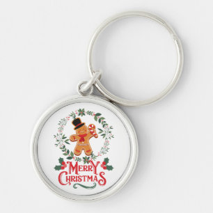 Merry Christmas Key Ring