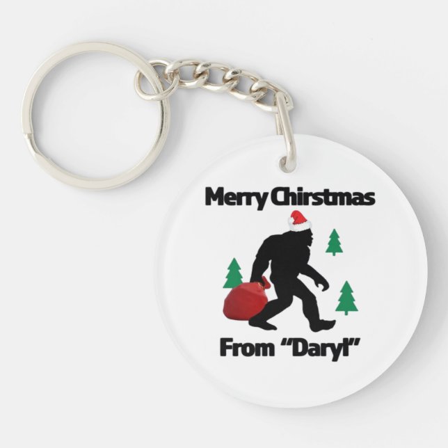 Merry Christmas  Key Ring (Front)