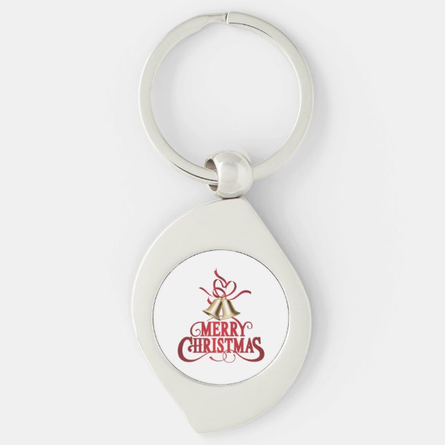 Merry Christmas  Key Ring (Front)