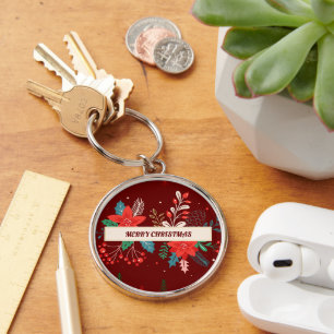 Merry Christmas Key Ring
