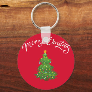 Merry Christmas Key Ring