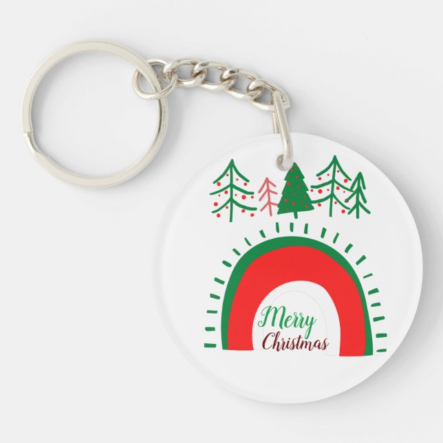 Merry Christmas Keychain (Front)