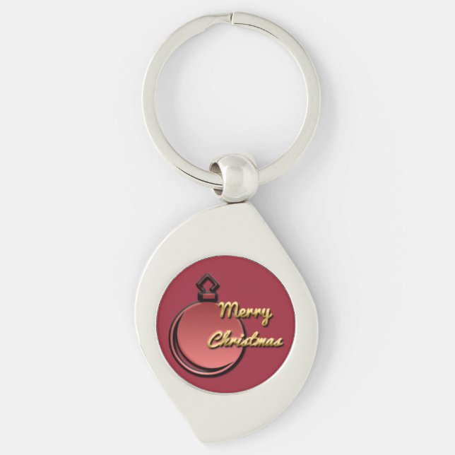 Merry christmas,  keychain, for sale ! key ring (Front)