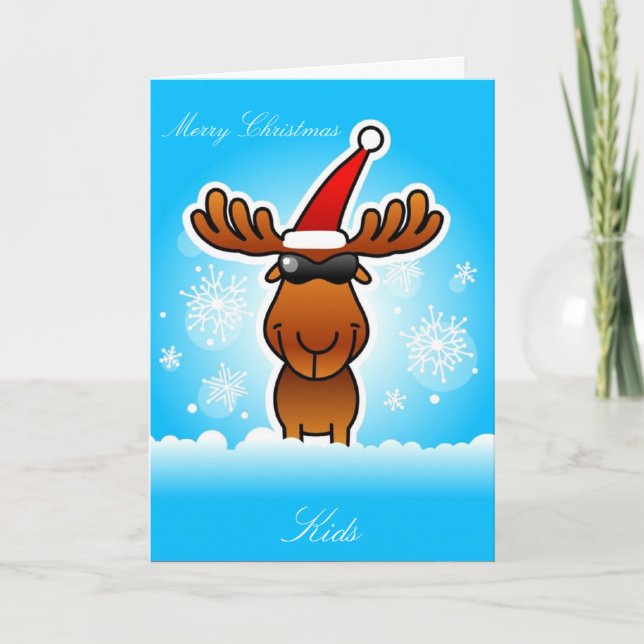 Merry Christmas Kids Holiday Card (Front)