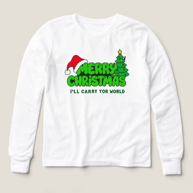 Merry Christmas Kids – Santa & Tree (Design Front)
