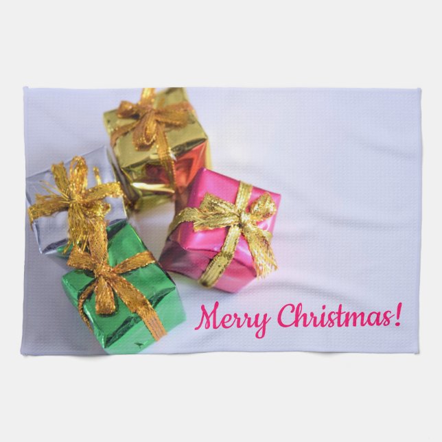 Merry Christmas Kitchen Towel (Horizontal)