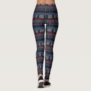Merry Christmas knit Leggings