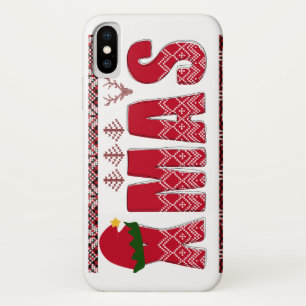 Merry Christmas knit Trendy Elegant Case-Mate iPhone Case