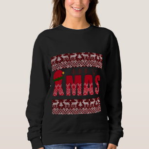 Merry Christmas knit Trendy Elegant Sweatshirt