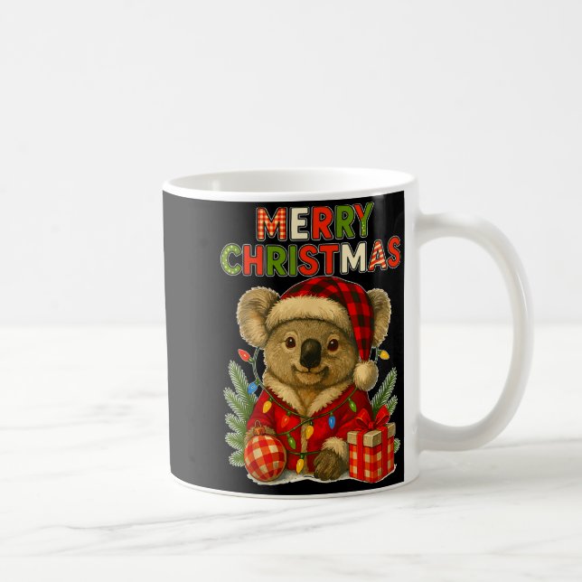 Merry Christmas Koala  Coffee Mug (Right)