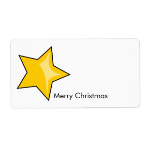 Merry Christmas Label