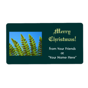 Merry Christmas label stickers From Your Friends