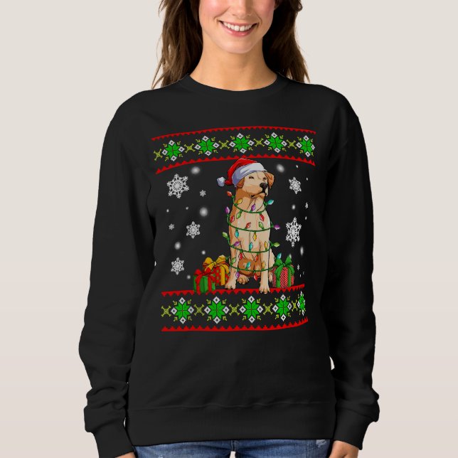 Merry Christmas Labrador Retriever Sweatshirt (Front)