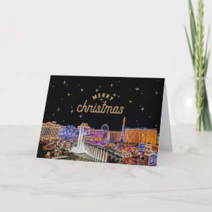 Merry Christmas Las Vegas Card