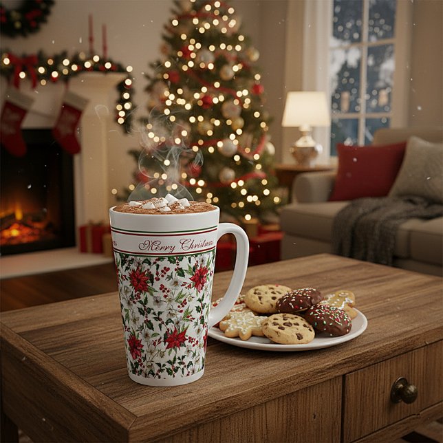 Merry Christmas Latte Mug (Creator Uploaded)