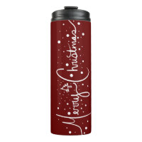 Merry Christmas Lettering and Baby Family  