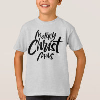 Merry Christmas Lettering Christian Jesus God