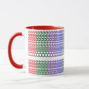 MERRY CHRISTMAS LETTERING  MUG