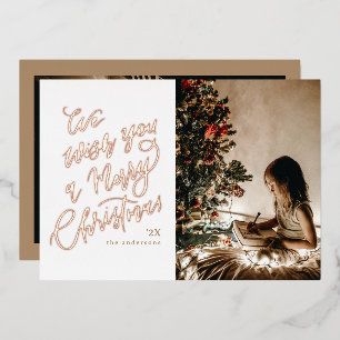 Merry Christmas Lettering Photo