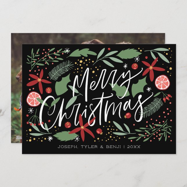 Merry Christmas | LGBT Holiday Photo (Front/Back)