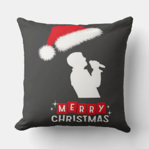 Merry Christmas Library Tree Cushion
