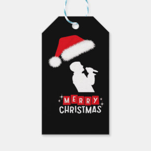 Merry Christmas Library Tree Gift Tags