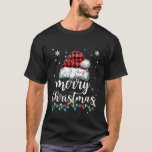 Merry Christmas Lights Red Santa Hat Xmas Family M T-Shirt<br><div class="desc">Merry Christmas Lights Red Santa Hat Xmas Family Men Women</div>