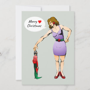 Merry Christmas Little Elf Party Invitation