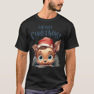 Merry Christmas Little Reindeer - Christmas Magic  T-Shirt