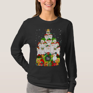Merry Christmas Llama Alpaca Tree Xmas Llamas T-Shirt