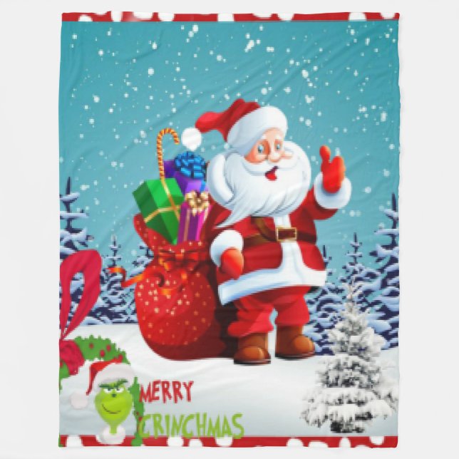 Merry Christmas llll  Fleece Blanket (Front)