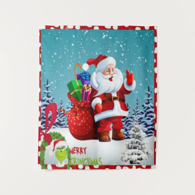 Merry Christmas llll  Tapestry (Front)