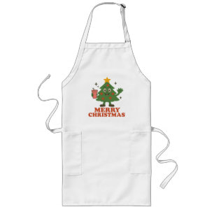 Merry Christmas Long Apron
