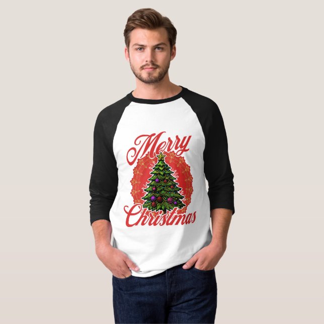 Merry Christmas Long Sleeve T-Shirt (Front Full)